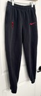 Nike Paris Saint Germain Sweatpants Boys Large Black Red Embroidered Logo Psg