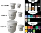 1 3 5 15 Gal Kit High Gloss Clear Garage House Coating Concrete Epoxy Floor