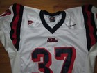 Authentic Ole Miss Rebels Vtg 2000s Y2k Game Worn   Football Jersey Made In Usa