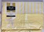 Vtg  New Wamsutta Lustercale Yellow Sheet Set Percale Cotton Flat Fit 50s-60s
