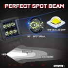 2x 3  120w Cree Led Cube Pods Combo Work Light Bar Off Road Driving Fog 4wd Utv