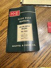 Vintage Keuffel   Esser Log Log Duplex Slide Rule 4081-3 In Case box
