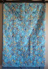 Soft Flannel Baby Blanket Quilt Handmade Tied Blue Yellow Jungle New 40 x58 