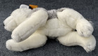 Vintage Animal Alley Plush Husky Puppy 14   Toys R Us Blue Eyes Gray White  new 