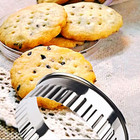 Stainless Steel Fluted Edge Round Cookie Biscuit Cutter Set 12 Pieces Graduated