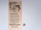 1925 Antique Print Ad Tappan Gas Ranges Appliance Christmas Good Housekeepin Dec