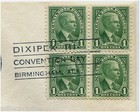 Canal Zone  panama   Cover Dixipex Iii  Annul Balboa  1960  Block 4 Stamps 1c  M