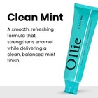 Ollie 10  Nano Hydroxyapatite Toothpaste 4oz - Fluoride Free Sensitive Whitening