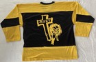 1998 Ozzy Osbourne Ozzman Cometh Hockey Jersey Yellow   Black Adult Mens L  read