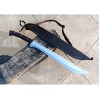 Custom Handmade Survival Machete Sword   28  Carbon Steel Blade   Hunting Sword