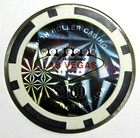 Authentic High Roller Casino Fabulous Las Vegas Nevada Black  100 Poker Chip