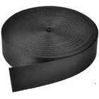 1 Inch Black Nylon Webbing Straps  10 Yards Heavy Duty Flat Webbing For Outdoor