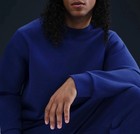 Nwt Nike 24 7 Impossiblysoft Crewneck Sweatshirt Blue Hq6964-455 Men   s Large