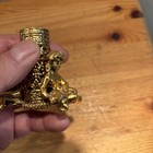 Vintage    Gold Color Cherub Lipstick Holder Please Read Below Free Shipping