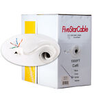 1000ft Cat5e Cat6 Cca Cable Utp Solid Network Ethernet Cat5 Bulk Wire Rj45 Lan