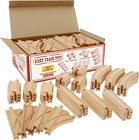 52-piece Wooden Train Track Lot Railway Set Thomas The Train Brio Accessories