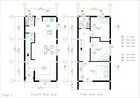 17x33 Feet Small House Plan 5x10 Meters 3 Bed 2 Bath Pdf Plan  a4 Hard Copy 