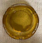 Vintage Glass Advertising Ashtray 1970