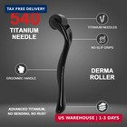 540 Titanium Derma Roller - Microneedle Micro Needle Roller For Men And Women Ho