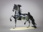 Clearware Black Saddlebred Royal Affair Mare  Breyer Stablemate Sized 1 32