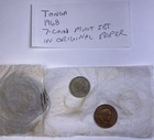 Tonga 1968 Mint Set In Original Tissue Paper  All Uncirculated  Inv 7516