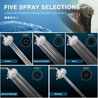 Shower Head High Pressure Rain Bathroom Chrome Showerhead Adjustable New