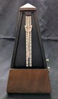 Vintage Wittner Walnut Wooden Metronome Bell   813m Made In Germany With Video