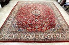 11x14 1940 s Museum Masterpiece Antique Hand Knotted Farahann Wool Persiann Rug
