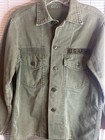 Vintage Us Army Shirt Men S Green Og 107 Utility Military Uniform Top