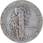 1920 Mercury Dime Ag About Good 90  Silver 10c Us Coin Collectible