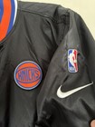 Nike New York Knicks Nba Champions Satin Courtside Reversible Jacket Men   s Large