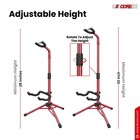 5 Core Guitar Stand Floor Adjustable For Acoustic Electric Bass Instruments