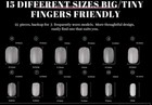 1440pcs Extra Short Oval   Square   Short Coffin  Nail Tips  Matte Fake Nails