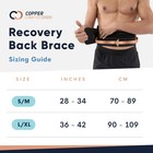 Lower Back Lumbar Support Brace  1 Guaranteed Highest Copper Content  Great F   