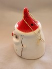 Very Rare  Vintage Holt Howard Santa Ceramic Bell Ornament All Original Japan