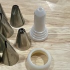 Vintage 1970s 1980s Cake Decorating Tips Lot Of 16 Wilton 104 Ateco 96 Coupler S
