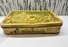 Vtg Belgian Biscuit Tin Box Snow White Dwarfs  1930  Walt Disney