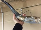 Shofar Kudu Horn Oil 16  Anointing Silver Yemenite Lion Of Judah Free Shipping