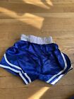 Vintage Rawlings Basketball Shorts Boy Size M Blue And White Made In Usa 1970s