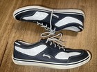 Women s Sperry Top-sider Blue White Leather Oxford Boat Shoes Size 8 5 Sneakers