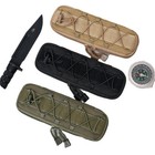 Tactical Molle Military Knife Sheath Case Nylon Pouch Flashlight Holder Holster