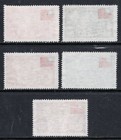 China Taiwan Sc 1052-6 Perf 1952 Cks Presidency 2nd Anniversary Mnh   5 Crease 