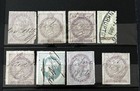 Great Britain Stamps  Big Lot Of 132 Revenue Stamps  Victoria  Embossed  F vf
