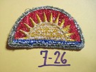 Army Ww2 Vintage Original Patch  41st Infantry Division  Od Border No Glow Used