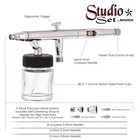 8 Dual-action Airbrushes-airbrush Set-kit-paint