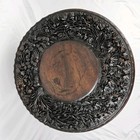Antique Carved Wood Anglo Indian Tea Table Campaign 1800 s Folding Art Nouveau 