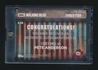 Corey Brill Pete Anderson 2017 Topps Walking Dead Evolutions Auto 38 50