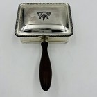 Vtg F B Rogers Silver Plate Ashtray Cigarette Box Major Ab Adversis Japan