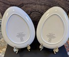 New Pottery Barn Kids Peter Rabbit Oval Plate Set Nursery Trinket Pink   Purple