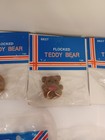 Craft Brown Miniature 1  Flocked Teddy Bears Lot Of 11 Brand New 